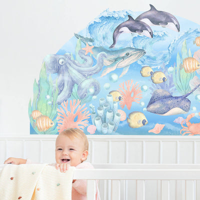 Under the sea World Animals Wall Stickers