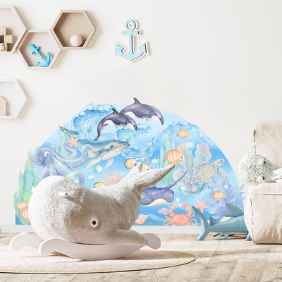Under the sea World Animals Wall Stickers