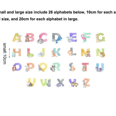 A-Z Animal Alphabets Wall Decal