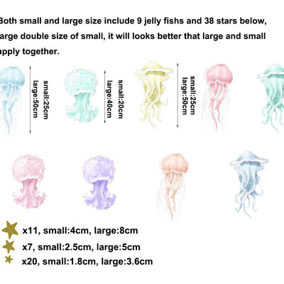 Jelly Fish Wall Decal