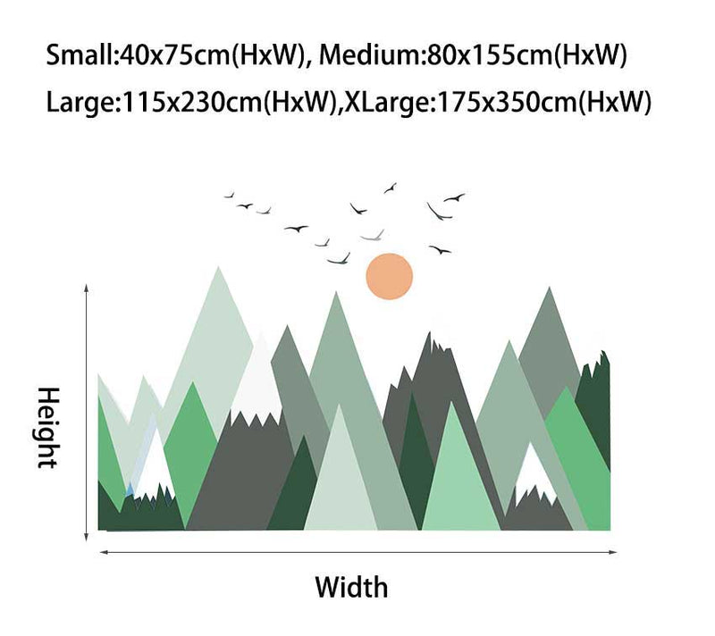 Mountain Wall Stickers HYWallArt