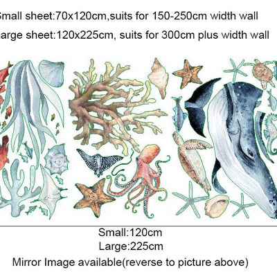 Sea Ocean Creature Animals Wall Decal