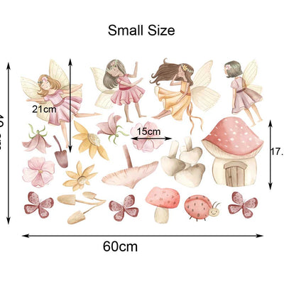 Flower Fairy Wall Sticker
